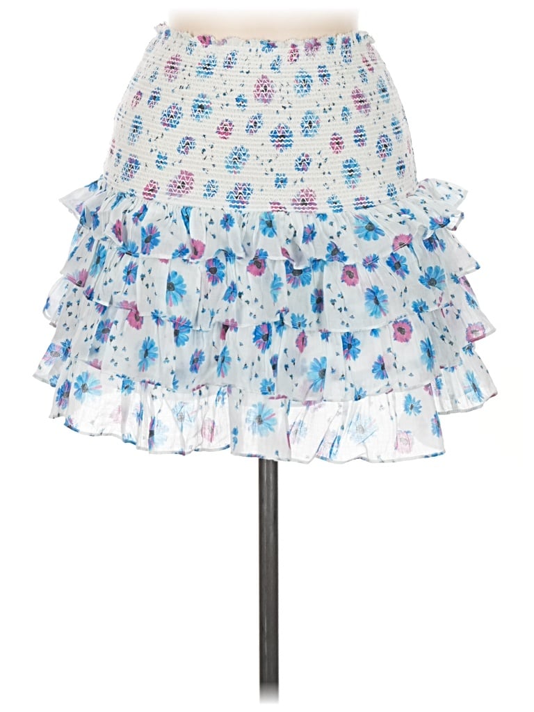 Pre-owned Loveshackfancy Casual Skirt In White