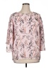 Alyx 100% Polyester Pink 3/4 Sleeve Blouse Size XL - photo 1