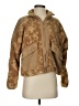 JoyLab 100% Polyester Animal Print Gold Faux Fur Jacket Size XS - photo 1