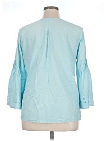 Soft Surroundings 3/4 Sleeve Blouse (view 2)