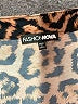 Fashion Nova 100% Polyester Animal Print Brown Long Sleeve Blouse Size M - photo 3