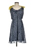 Emmelee 100% Polyester Polka Dots Blue Casual Dress Size S - photo 1