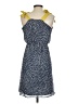 Emmelee 100% Polyester Polka Dots Blue Casual Dress Size S - photo 2