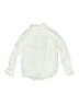 Janie and Jack 100% Linen Solid Ivory Long Sleeve Button-Down Shirt Size 7 - photo 2