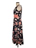 Perceptions Floral Black Casual Dress Size S - photo 5