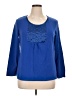Classic Elements Blue Long Sleeve Henley Size XL - photo 1