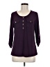 Perseption Concept Purple 3/4 Sleeve Blouse Size M - photo 1
