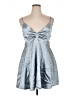 Lulus 100% Polyester Metallic Silver Cocktail Dress Size XL - photo 1