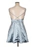 Lulus 100% Polyester Metallic Silver Cocktail Dress Size XL - photo 2