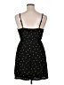 Blue Rain Polka Dots Black Cocktail Dress Size XL - photo 2