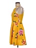 Soprano Tropical Yellow Cocktail Dress Size M - photo 5