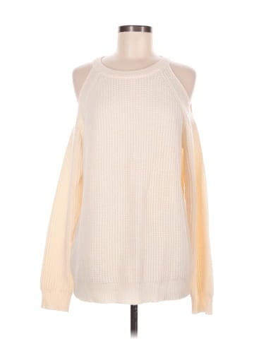 Aqua Cashmere Pullover Sweater (view 1)