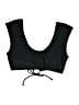 O'Rageous Solid Black Swimsuit Top Size S - photo 2