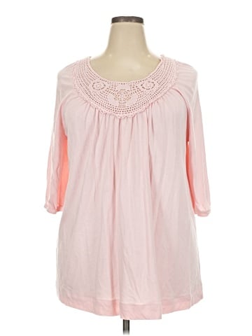 Ellos 3/4 Sleeve Blouse (view 1)