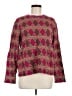Stussy 100% Cotton Argyle Burgundy Pullover Sweater Size M - photo 1