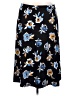 Kasper Print Black Casual Skirt Size XL - photo 1
