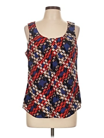 Trina Turk Sleeveless Silk Top (view 1)