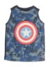Marvel 100% Polyester Blue Sleeveless T-Shirt Size 5 - photo 1