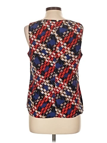 Trina Turk Sleeveless Silk Top (view 2)