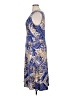 Kasper Paisley Blue Casual Dress Size 16 - photo 5