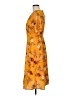 Blue Rain Floral Yellow Cocktail Dress Size M - photo 5
