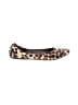 Ollio Animal Print Brown Flats Size 7 - photo 1