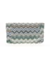 Urban Expressions Chevron-herringbone Teal Clutch One size - photo 2