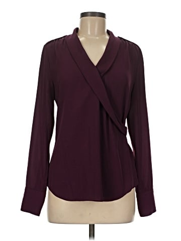 White House Black Market Long Sleeve Blouse (view 1)