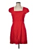 Sugar Lips 100% Polyester Solid Red Casual Dress Size M - photo 1