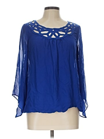 AB Studio 3/4 Sleeve Blouse (view 1)