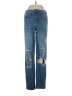 YMI 100% Cotton Hearts Blue Jeans Size 25 waist - photo 1
