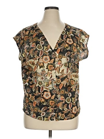 Nicole Miller New York Short Sleeve Blouse (view 1)