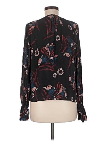 Joie Long Sleeve Silk Top (view 2)