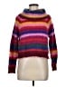 Forever 21 Stripes Purple Pullover Sweater Size M - photo 1