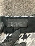 Topshop Houndstooth Black Skort Size 6 - photo 3