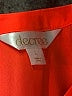 Decree 100% Polyester Orange 3/4 Sleeve Blouse Size L - photo 7