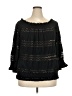 City Chic 100% Polyester Black 3/4 Sleeve Blouse Size 18 Plus (M) - photo 1