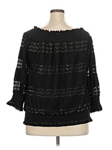 City Chic 3/4 Sleeve Blouse (view 2)