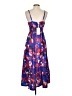 Grace Karin Print Blue Casual Dress Size S - photo 2