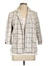 Elle Plaid Ivory Blazer Size L - photo 1