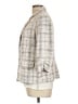 Elle Plaid Ivory Blazer Size L - photo 5