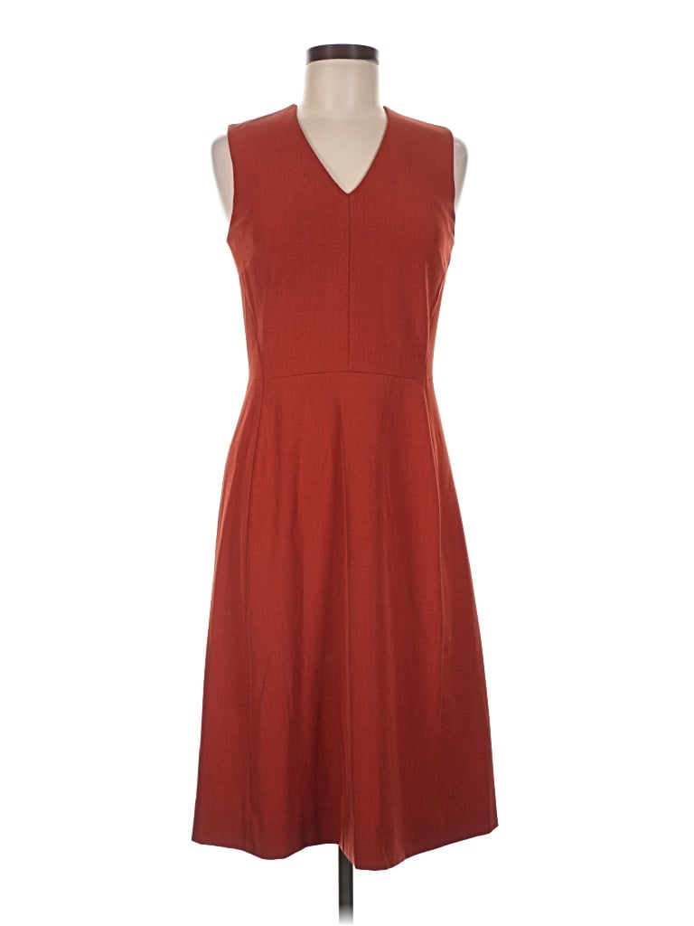 Pre-owned Mm. Lafleur Casual Dress In Red
