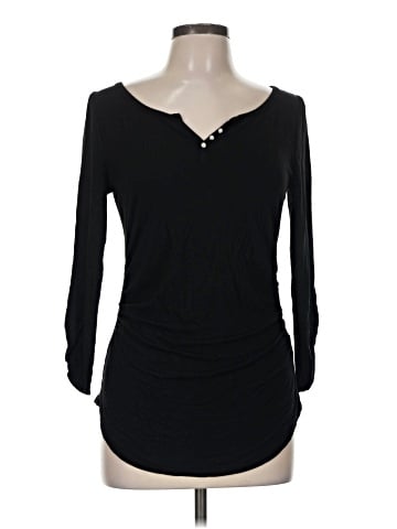White House Black Market 3/4 Sleeve T-Shirt (view 1)