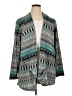 Susan Graver Stripes Teal Cardigan Size XL - photo 1