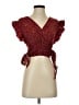 Shein 100% Polyester Burgundy Tank Top Size 2 - photo 1