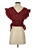 Shein 100% Polyester Burgundy Tank Top Size 2 - photo 2