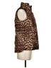 Lands' End 100% Polyester Animal Print Brown Vest Size S - photo 4