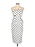 ASOS Polka Dots White Cocktail Dress Size 6 - photo 1