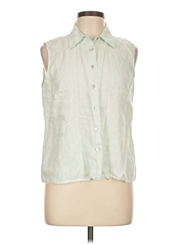 Assorted Brands Sleeveless Button-Down Shirt (view 1)