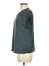 T Tahari 100% Polyester Teal Short Sleeve Top Size M - photo 5